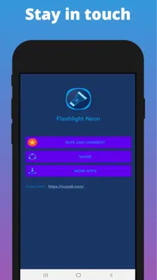 Flashlight Neon android App screenshot 10