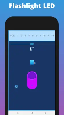 Flashlight Neon android App screenshot 1